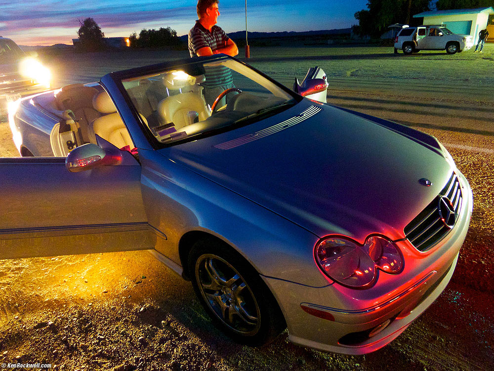 Mercedes at Roy's Route 66, Amboy CA