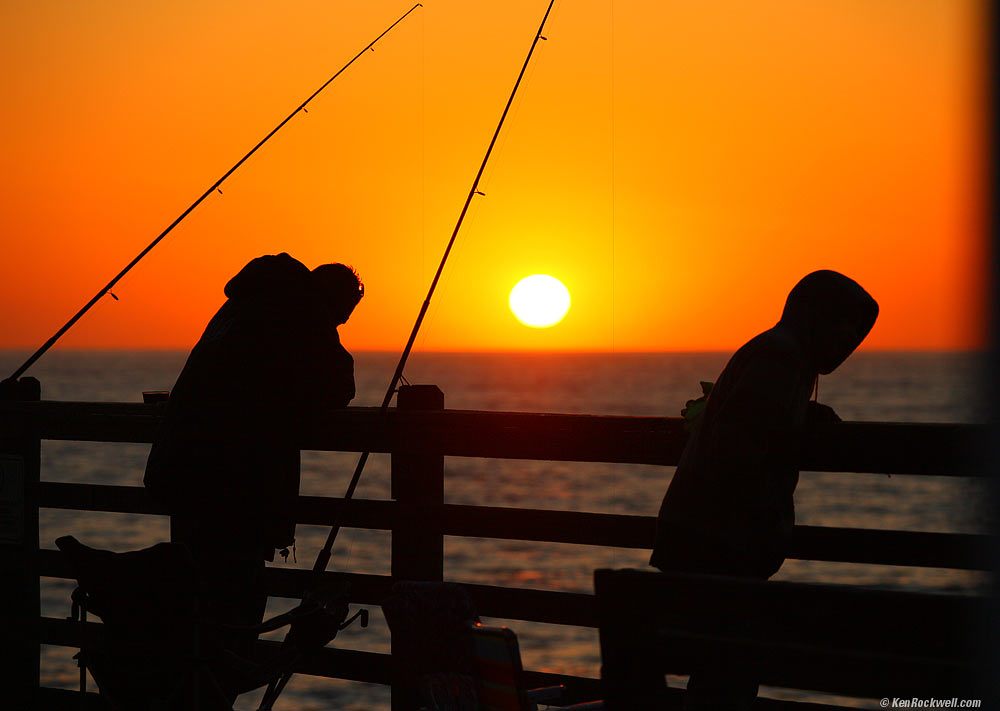 Sunset, Oceanside Pier