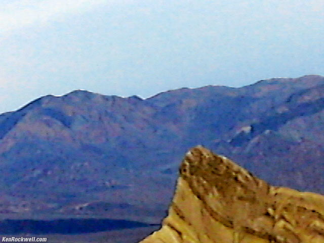 Ryan photographing at Zabriskie Point, Death Valley, California 7:24 AM