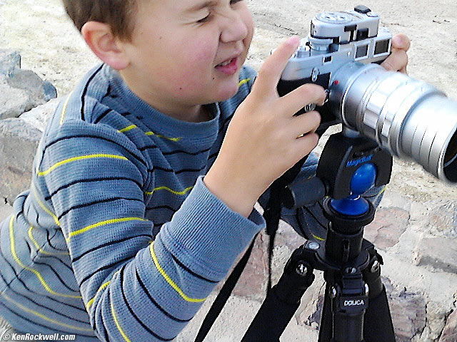 Ryan shoots the LEICA M3 at Zabriskie Point, Death Valley, California 7:36 AM.