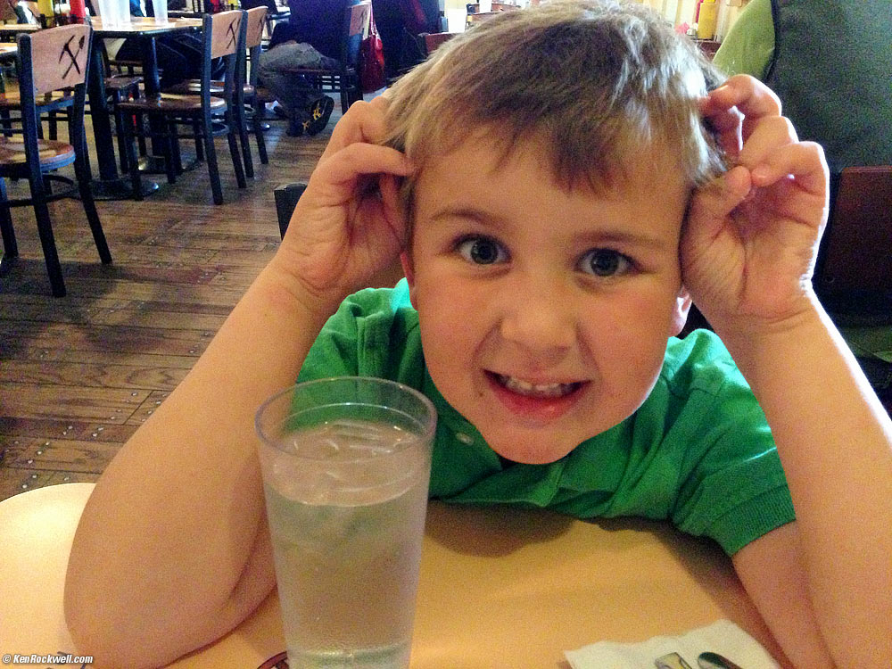 Lunch at the 49er Cafe, Death Valley, California 11:41 AM