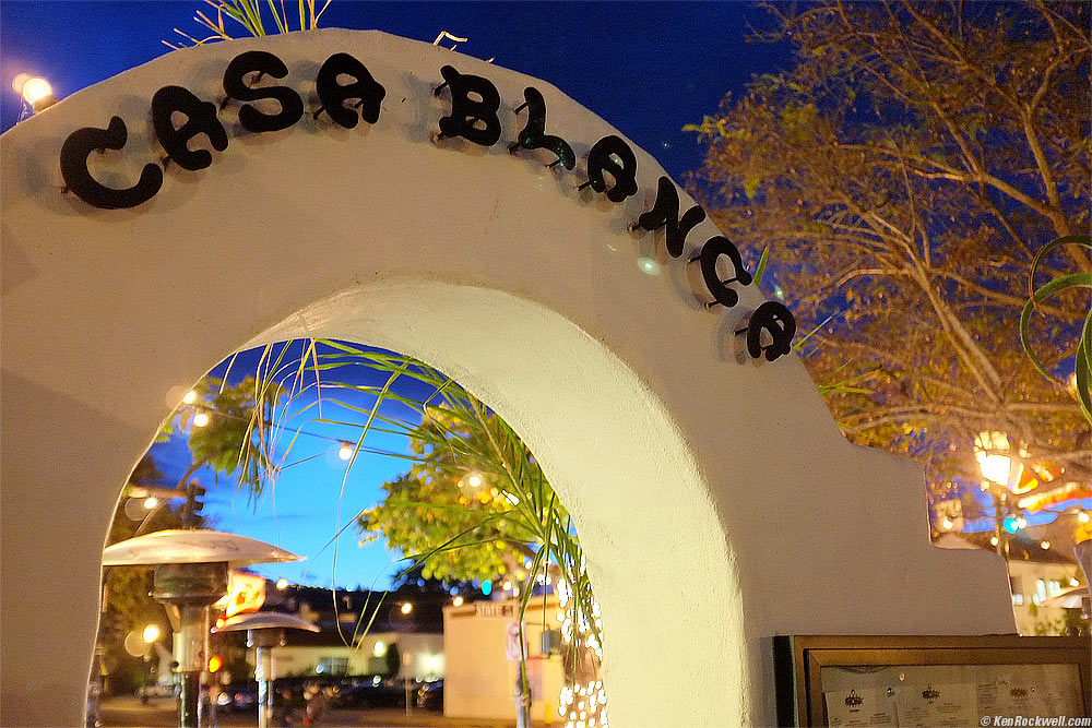 Casa Blanca, 6:13 PM.