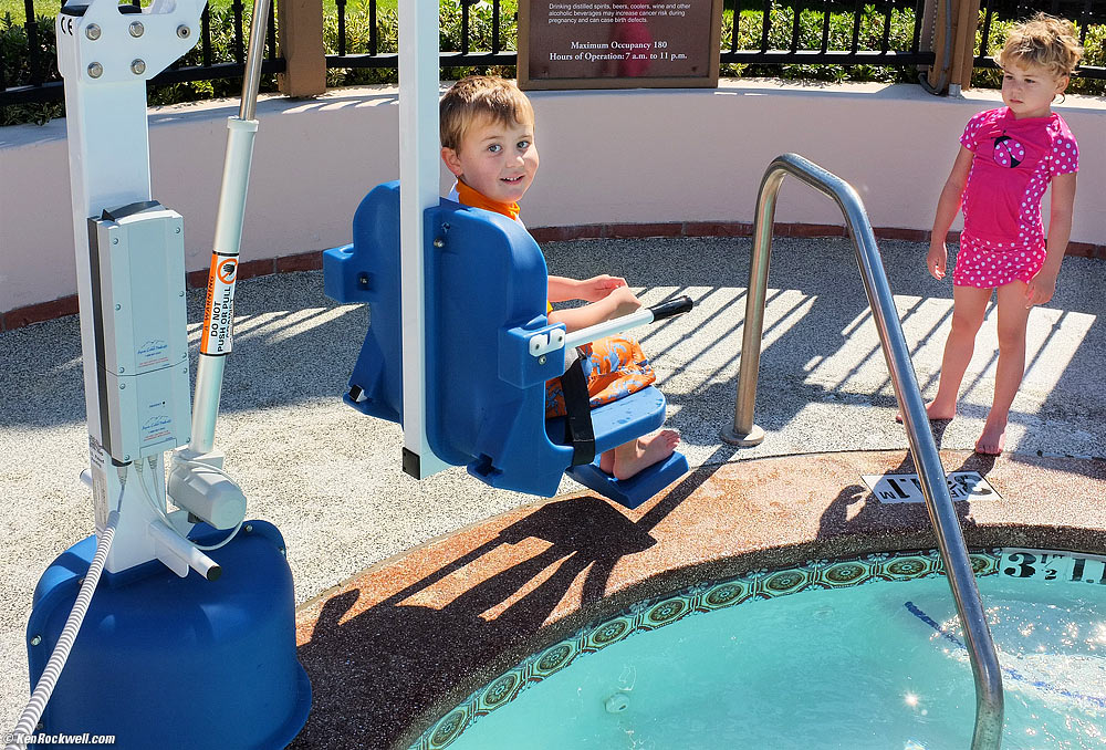 Ryan in the electric chair, 12:31 PM.