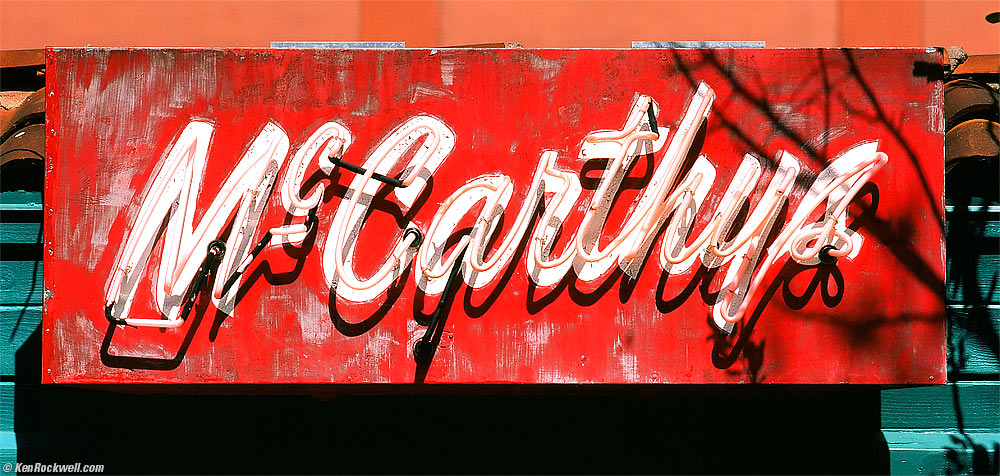 McCarthy's Sign, San Luis Obispo.