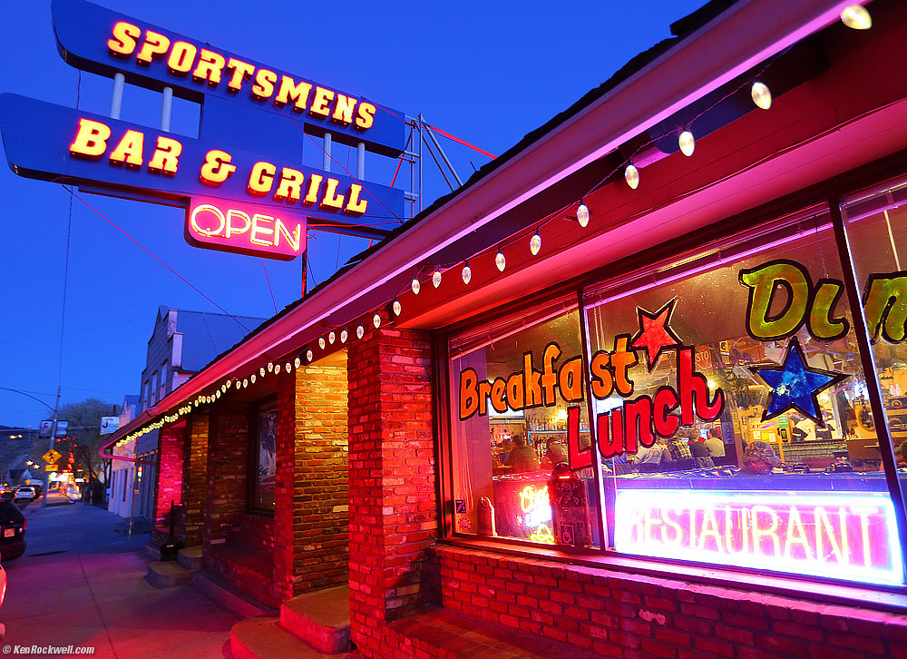 Evening Outside the Sportsmen's Bar & Grill, Bridgeport