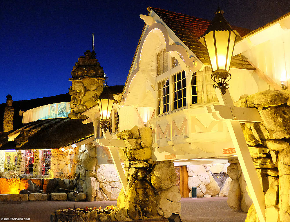 The Madonna Inn At Night