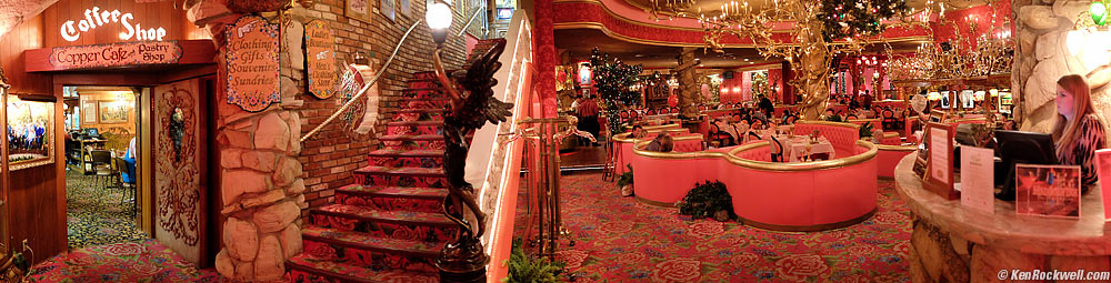 Panoramic photo of Alex Madonna's Steakhouse