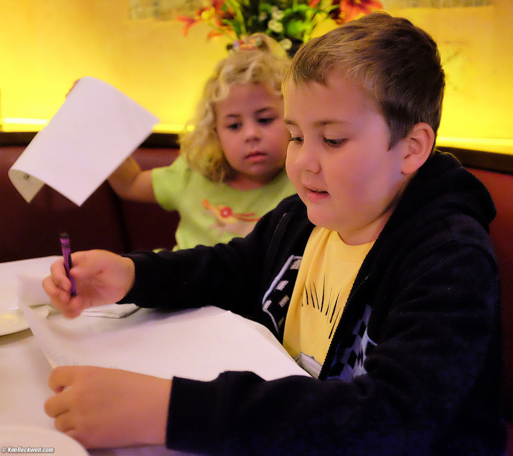 Ryan Does Math Problems at Aldo's Italian Restaurant, Santa Barbara