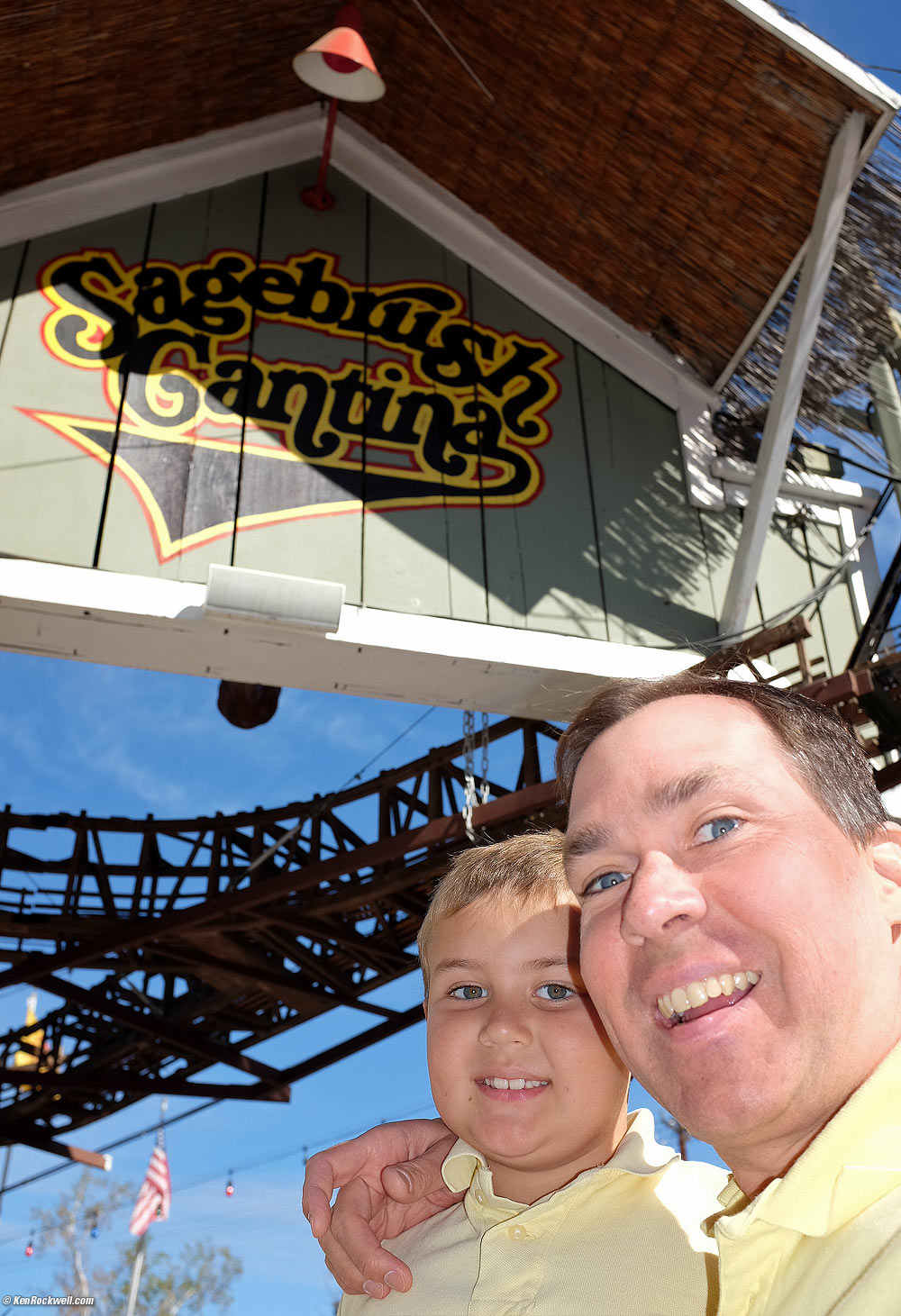 Ryan and Dada at the Sagebrush Cantina