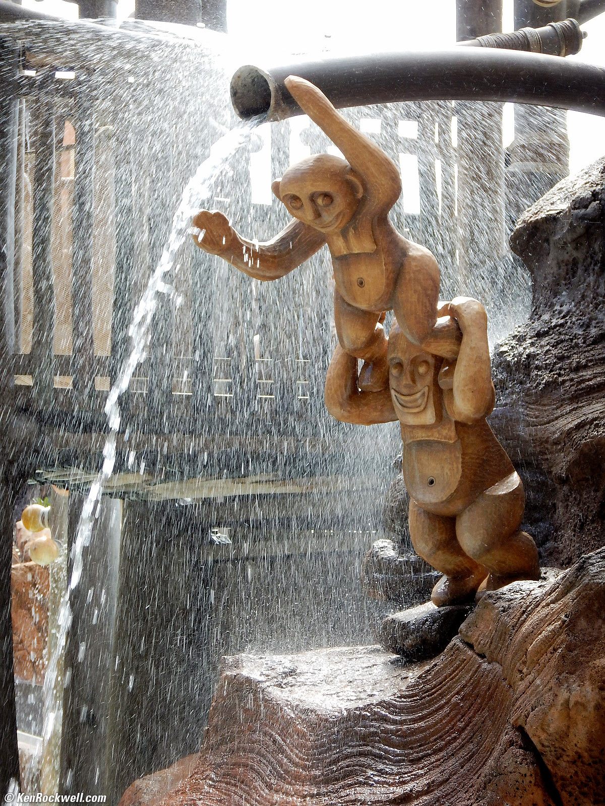 Katie at the Menehune Bridge