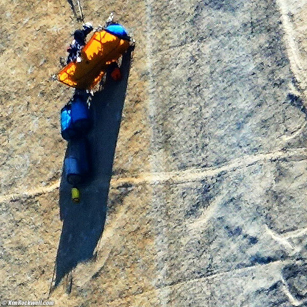 Climber on El Capitan
