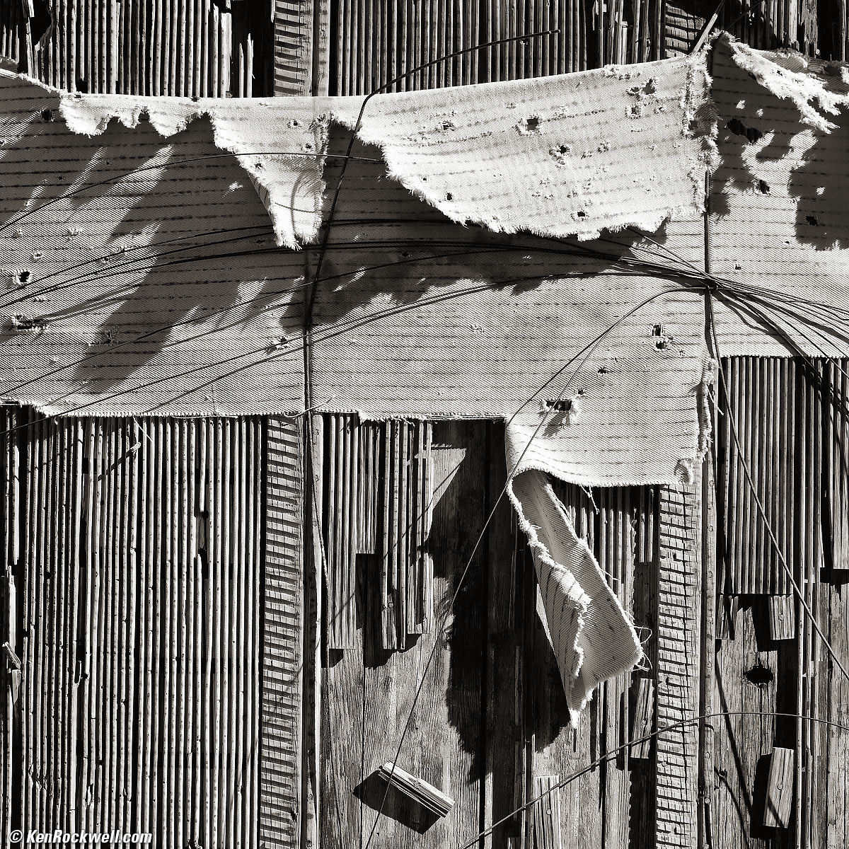 Decaying Side of Acid Tank, Abandoned California Mine