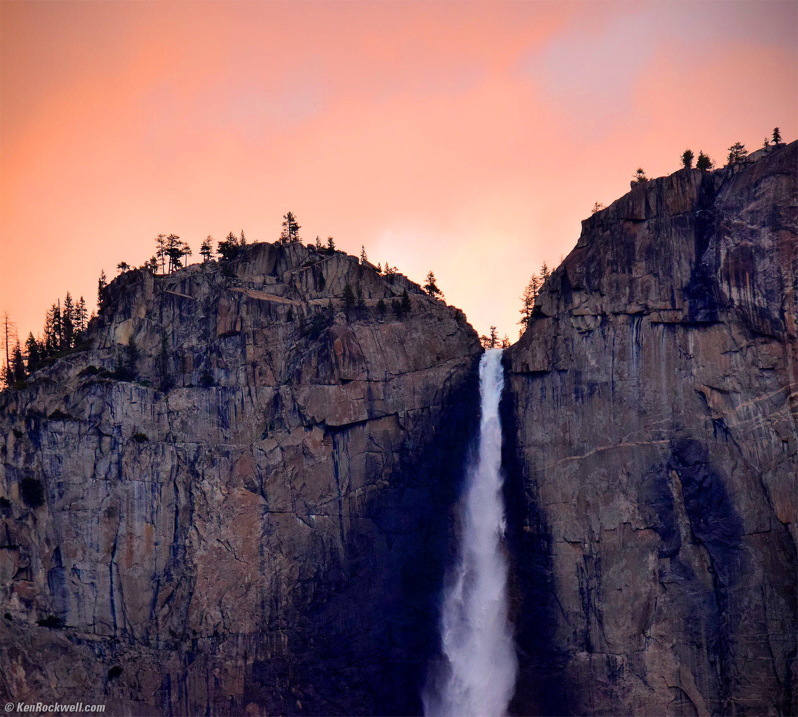 Yosemite Falls at Sunset