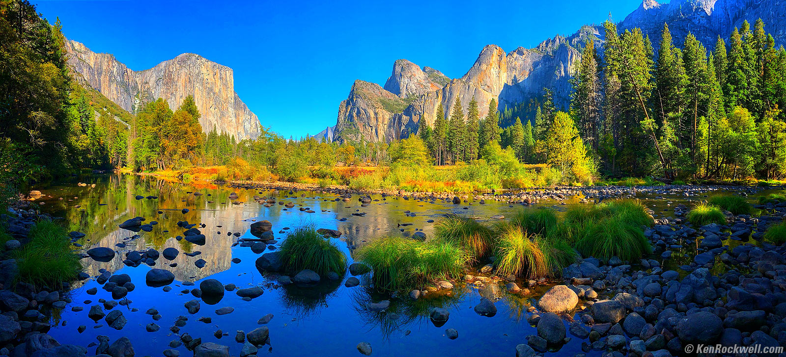 Panorama of Yosemite Valley View