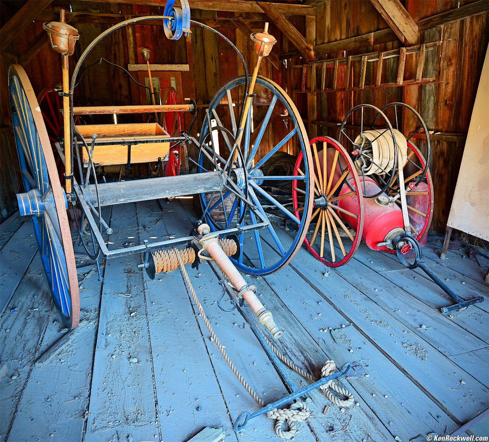 Antique Firefighting Gear, Bodie California.