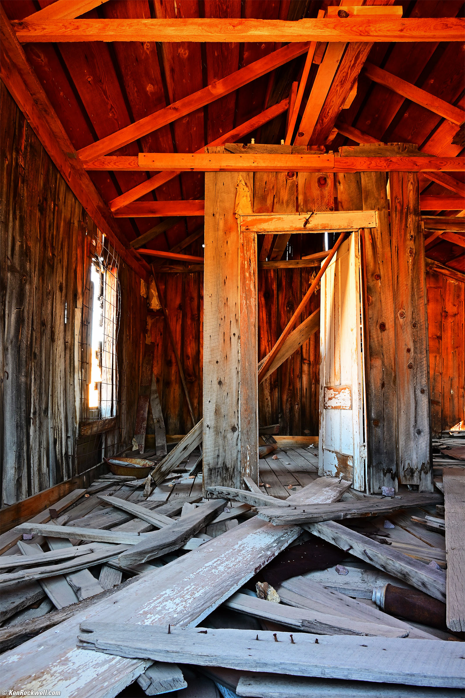 Inside a very scary house