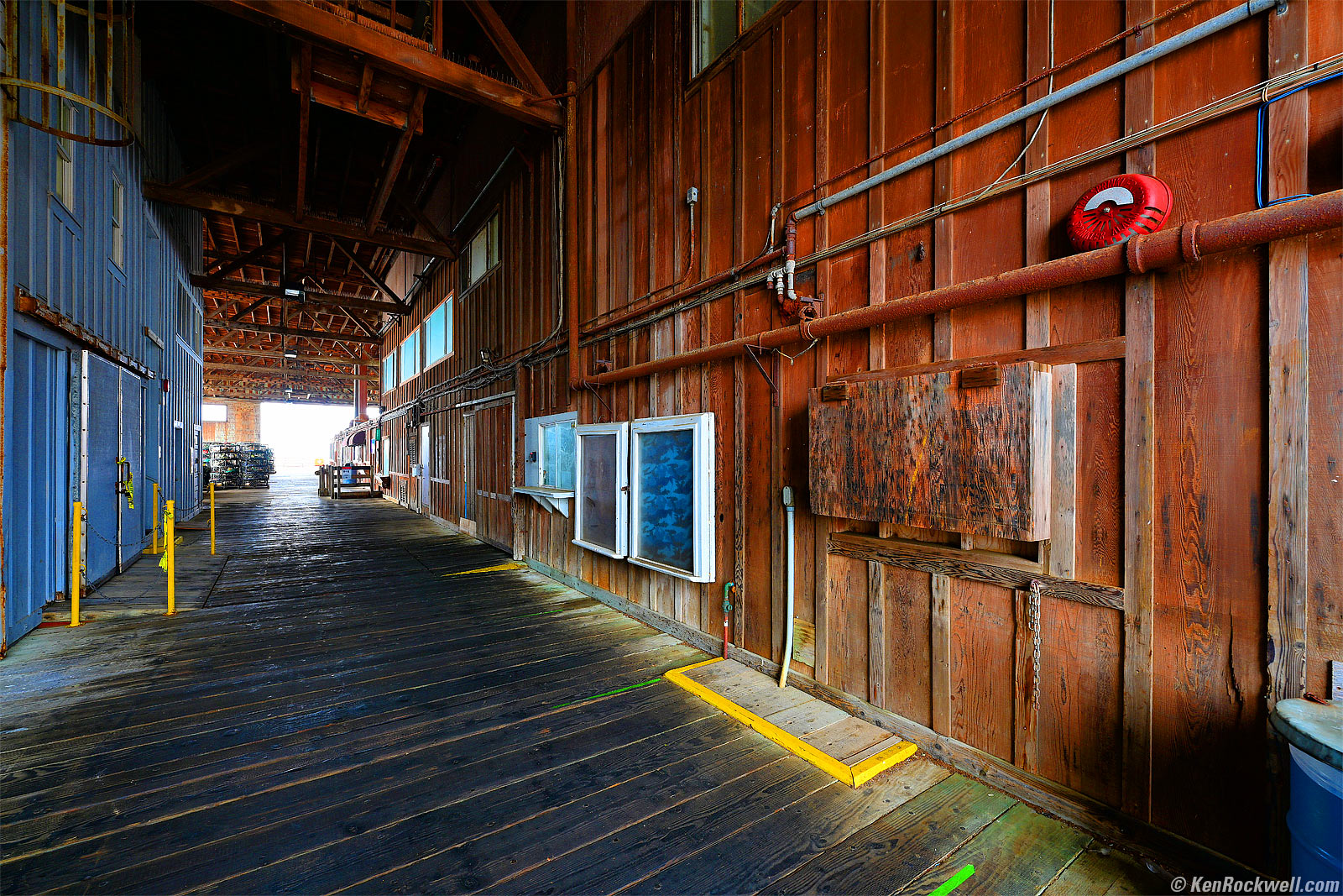 Inside the Avila Beach Pier, Port San Luis, California