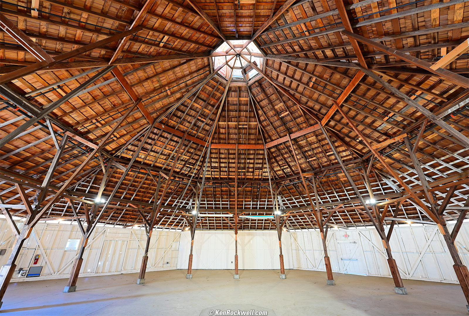 Inside The Octagon Barn, San Luis Obispo, California