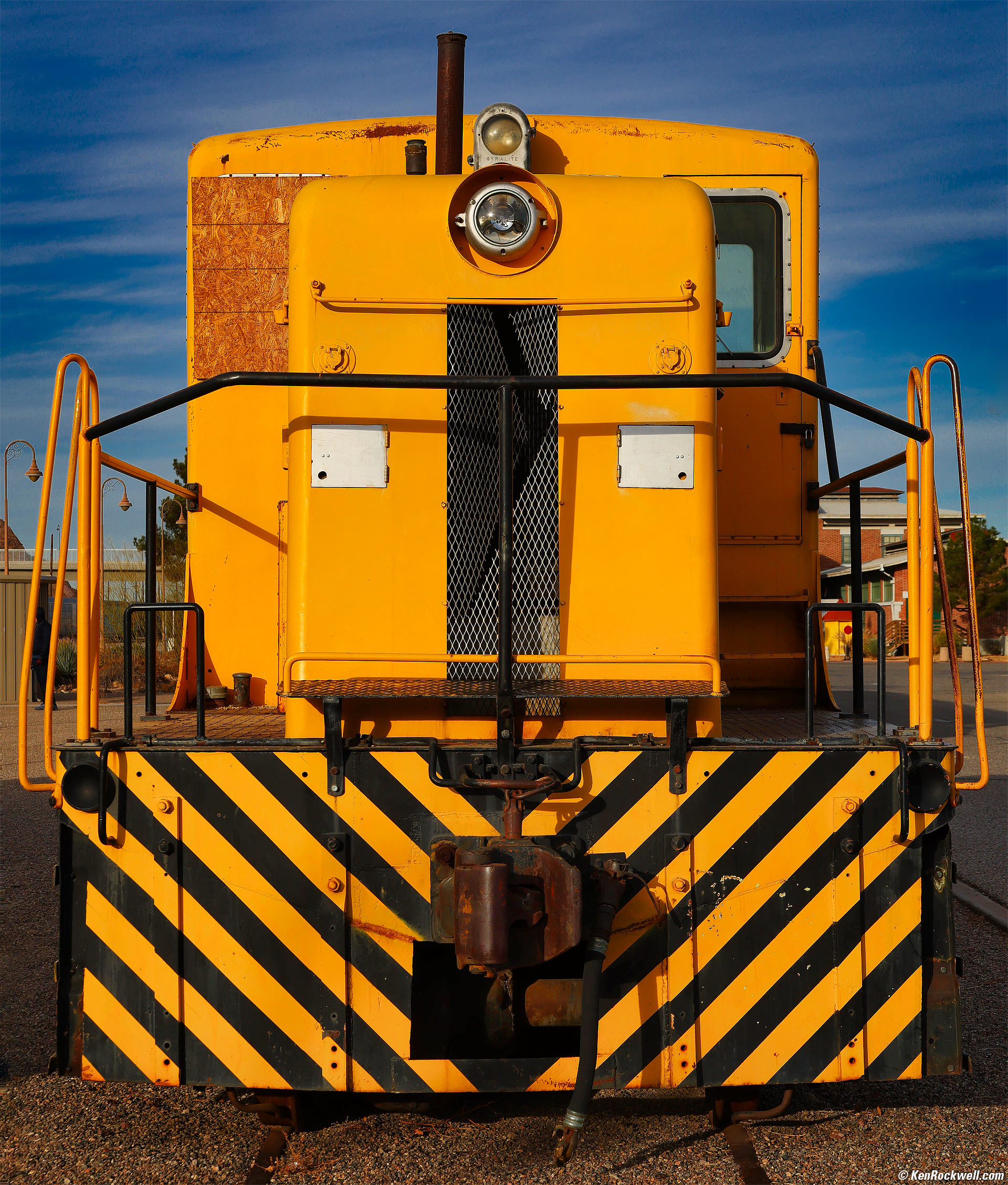 Yellow Locomotive, Barstow, California