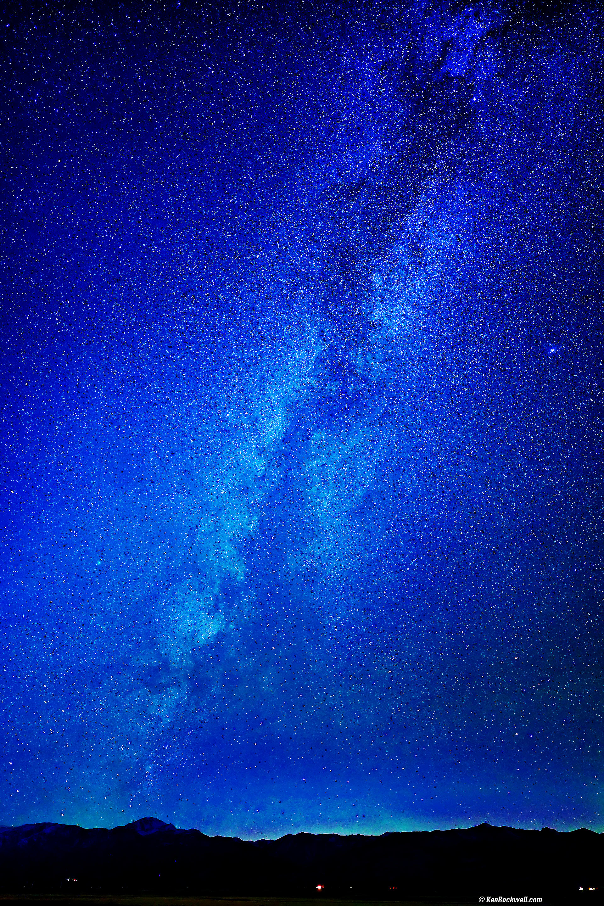 The Milky Way as seen from Bridgeport, California