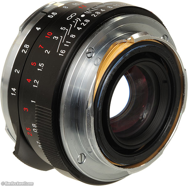 Rear, Voigtlander 40mm f/1.4