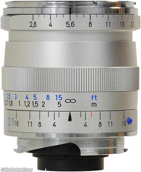 Zeiss ZM 21mm f/2.8.