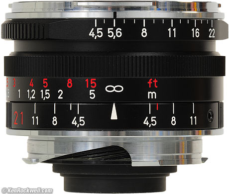 Zeiss ZM 21mm f/4.5.