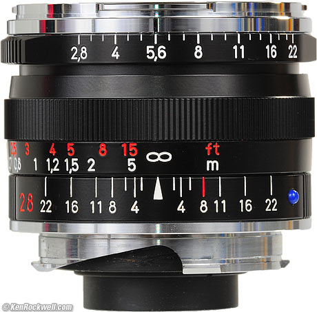 Zeiss ZM 28mm f/2.8.