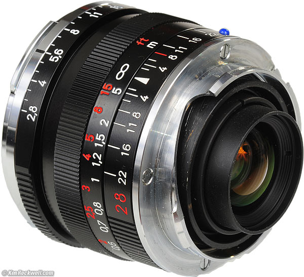 Rear, Zeiss ZM 28mm f/2.8