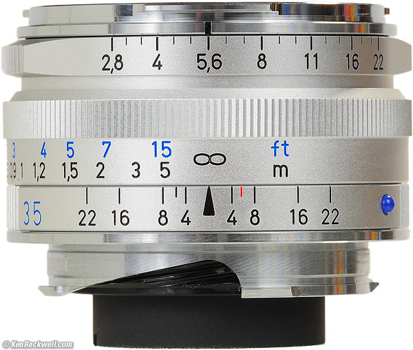 Zeiss ZM 35mm f/2.8.